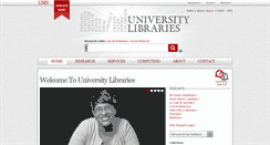 Desktop Screenshot of library.unlv.edu