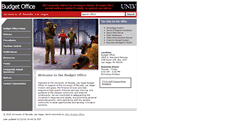 Desktop Screenshot of budget.unlv.edu