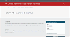 Desktop Screenshot of online.unlv.edu