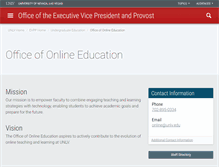 Tablet Screenshot of online.unlv.edu