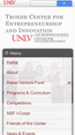 Mobile Screenshot of entrepreneurship.unlv.edu