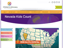 Tablet Screenshot of kidscount.unlv.edu
